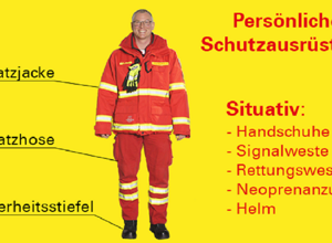 Einsatzkleidung für die ehrenamtlichen Mitglieder