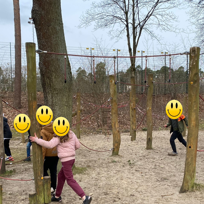 Erweiterung des Niedrigseilklettergartens der OBS Soltau