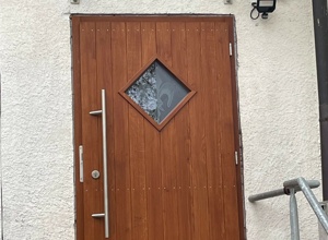 Vordach für Pfadfinderheim