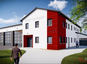 Neubau Feuerwehrgerätehaus in Vorbach