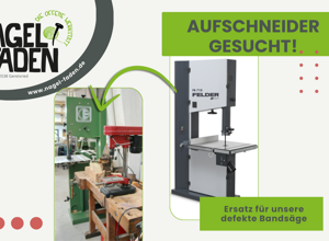 Video - Aufschneider gesucht! - Neue Bandsäge für die Holzwerkstatt