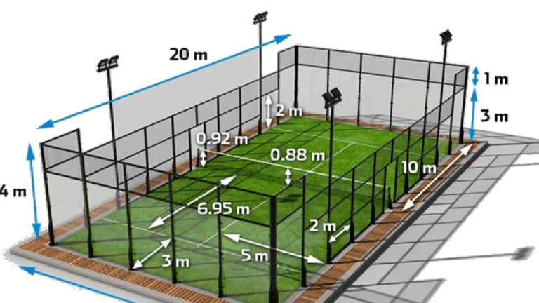 Neubau Padel-Tennis Court SC Achmer