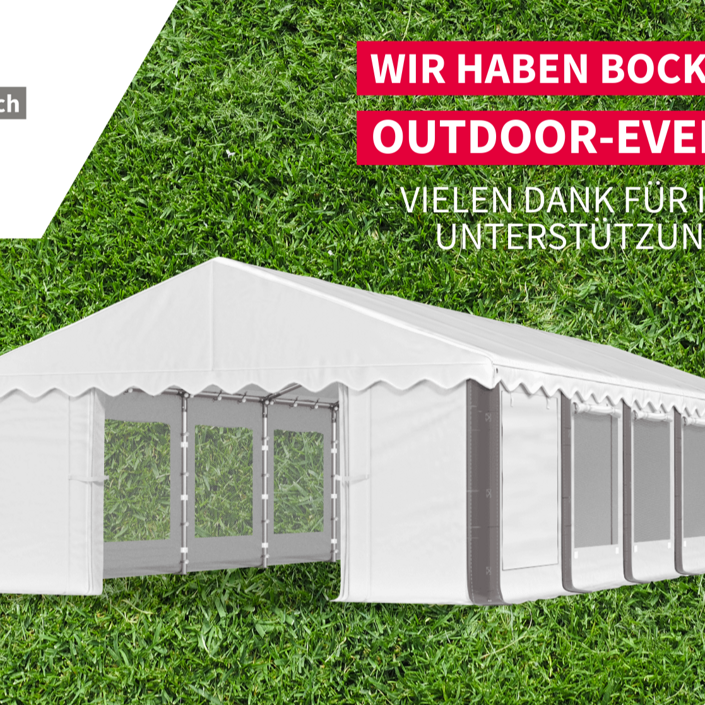 Partyzelte für Jugendevents