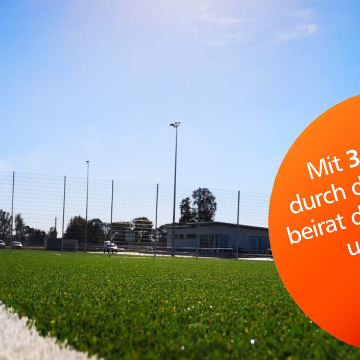 Grillhütte als Teil der neuen Crew Arena SV Rheidt
