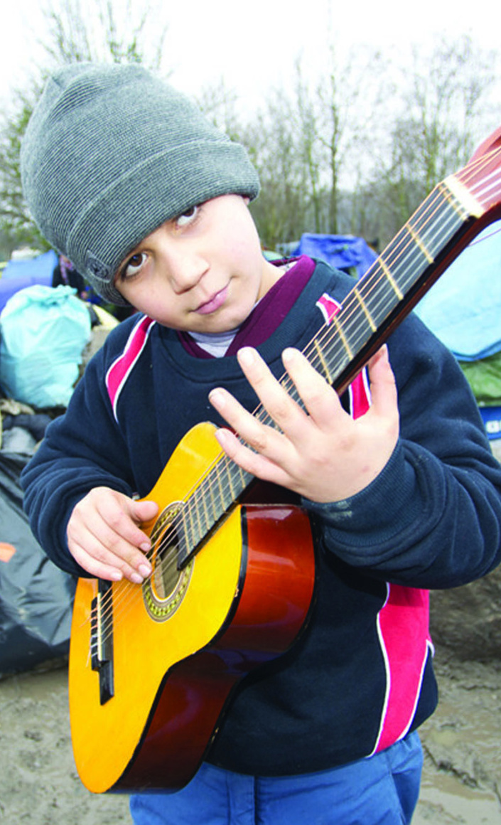 Musikunterricht für geflüchtete Kinder
