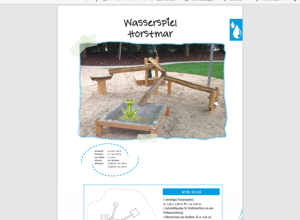 Wasser- Matschanlage Kita HANSEkids PädIn e.V.