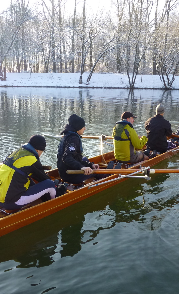 Skulls für das Ruderboot "Blizzard" der Rudergesellschaft