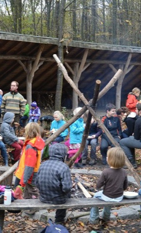 WildnisCamp-Überdachung
