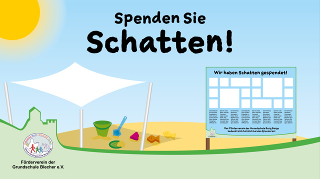 Schatten spenden für Schulkinder