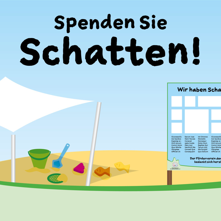 Schatten spenden für Schulkinder