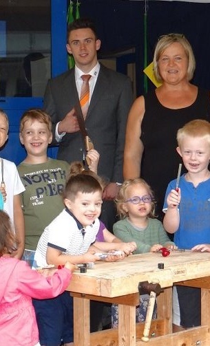 Handwerks-Atelier für den CHZ Schulkindergarten