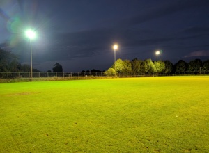 Umrüstung auf LED-Flutlichtanlage