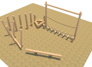 Ein neues Klettergerüst für die KiTa St. Franziskus Störnstein