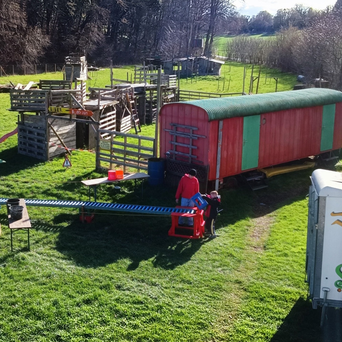 Neubau Betreuungsraum auf dem Abenteuerspielplatz Biberburg