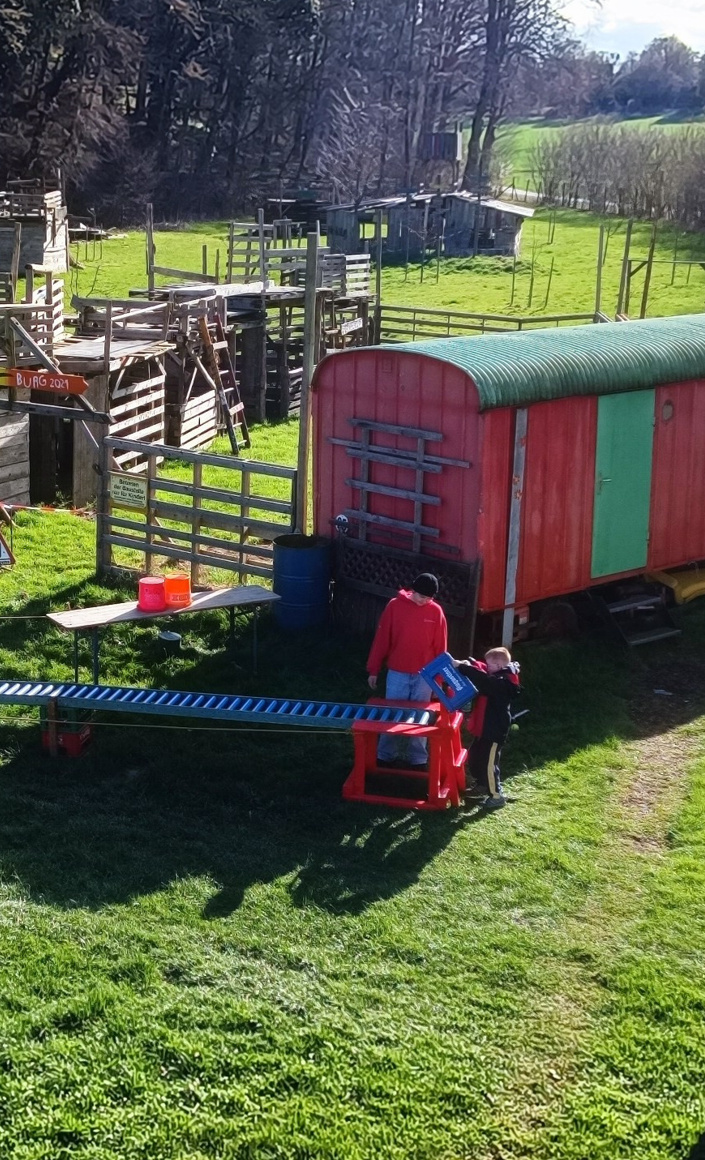 Neubau Betreuungsraum auf dem Abenteuerspielplatz Biberburg
