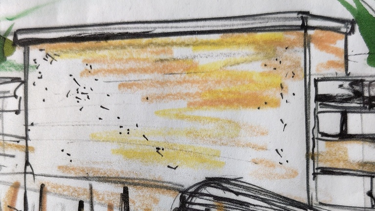 Wildbienen Nisthilfe Lösswand