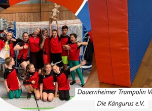 Sicherheitsmatten für die Trampolin-Kids der Kängurus