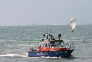 Bootsfahrt mit unserem Rettungsboot Seewolf