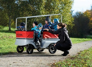 Kein Weg zu steil für unsere Kinder – eKita-Mobil für Landenhausen