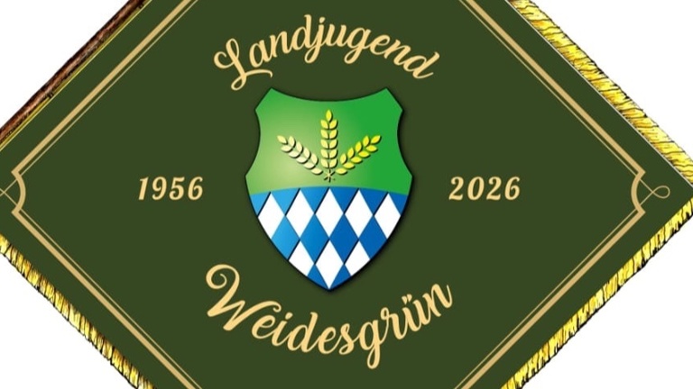 Vereinsfahne Landjugend Weidesgrün