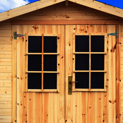 Ein Gerätehaus für das BücherWurmParadies