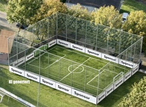 Zaunanlage für den Oldenburger Kunstrasenplatz