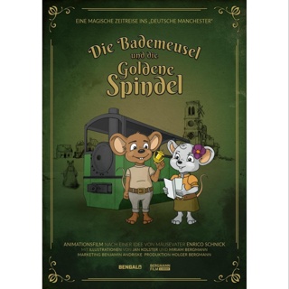 Filmplakat Die Bademeusel und &quot;Die goldene Spindel