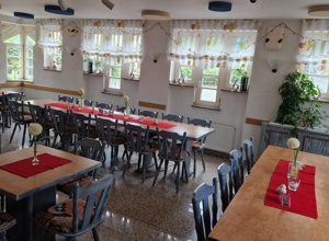 Renovierung Gastraum des Dorftreff. Solz