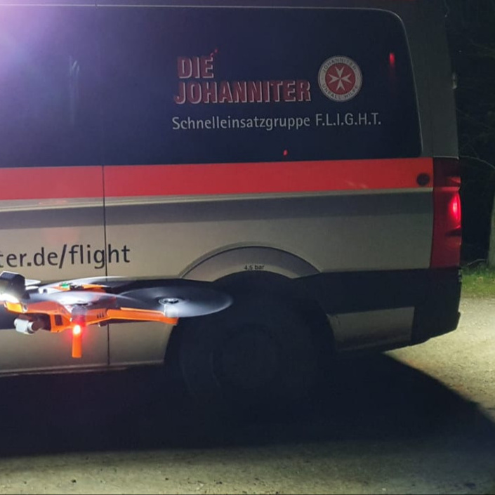 Spezialzelt für fliegende Retter