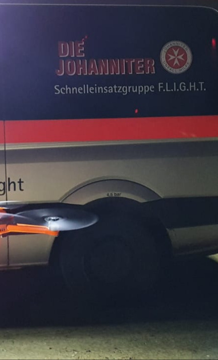 Spezialzelt für fliegende Retter