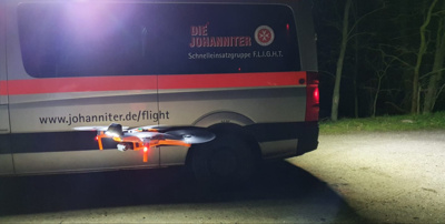 Spezialzelt für fliegende Retter