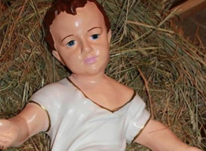 Krippenfiguren für das Weihnachtsdorf Wiblingen