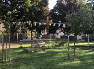 Sonnensegel für unsere Kinder der Kinderscheune Weiden