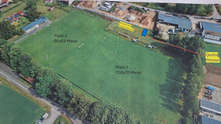 Bewässerungsanlage Fussballplätze