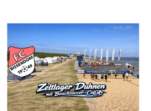 Unterstützung für Duhnen Zeltlager zum Beachsoccercup