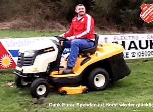Rasenmäher für den SV Linsburg