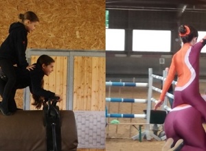 Galoppierendes Holzpferd Dolly Jumper