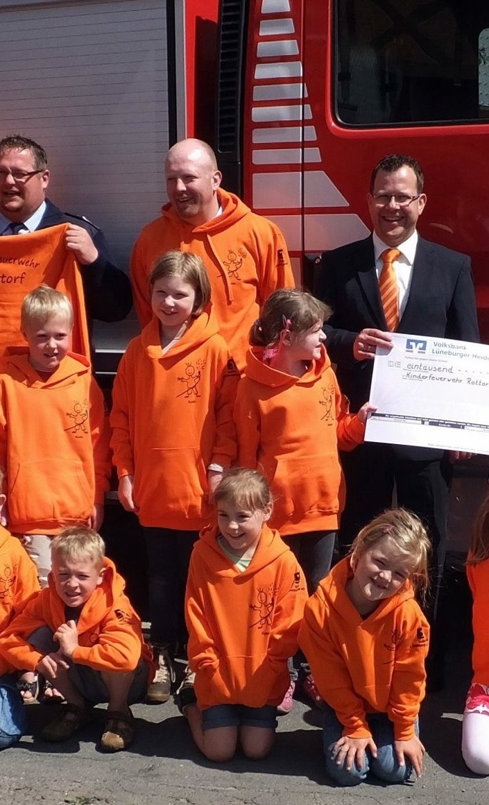 Softshelljacken für die Kinderfeuerwehr Rottorf