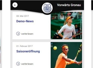 Tennis-Verein APP