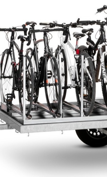 PKW Fahrrad-Transportanhänger für 10 Fahrräder / E-Bikes