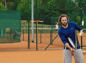 Ballmaschine für die Tennisjugend