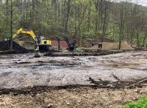 Bau Pumptrack am Blochhauer Ilsenburg