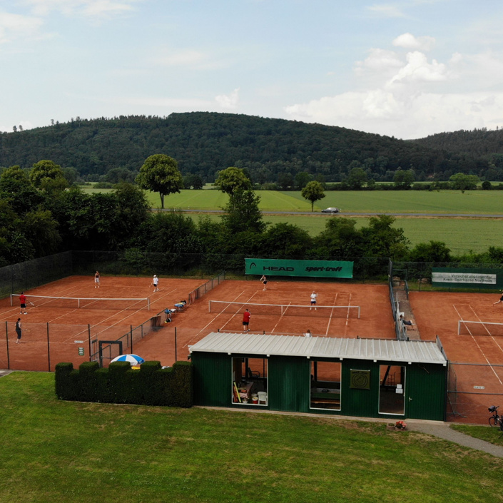 Flutlicht Tennisplatz