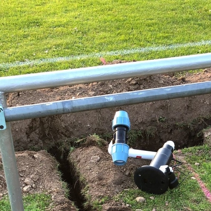Errichtung einer Bewässerungsanlage