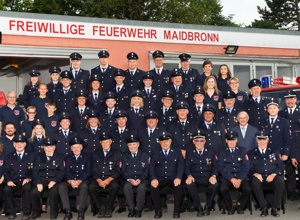 Vereinsfahne Feuerwehr Maidbronn