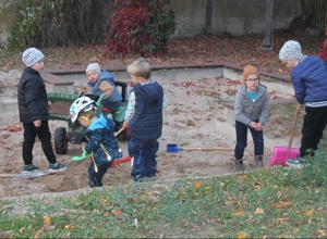 Ein Klettergerüst für den Bullenheimer Spielplatz
