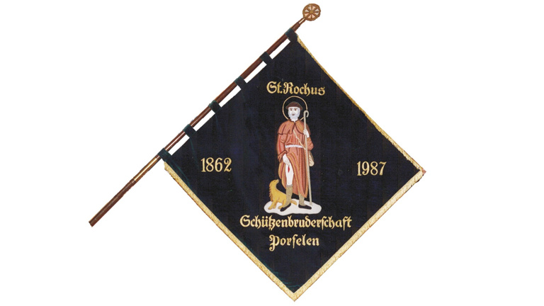 Restaurierung der Schützenfahne