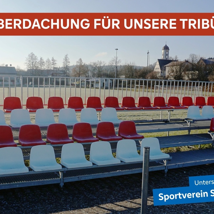 Neue Überdachung für unsere Tribüne
