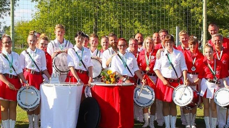 Landesmeisterschaft 2023: Sachsens Spielleute in Crimmitschau