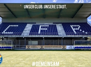 Stadionsprecherkabine 1. CfR Pforzheim 1896
